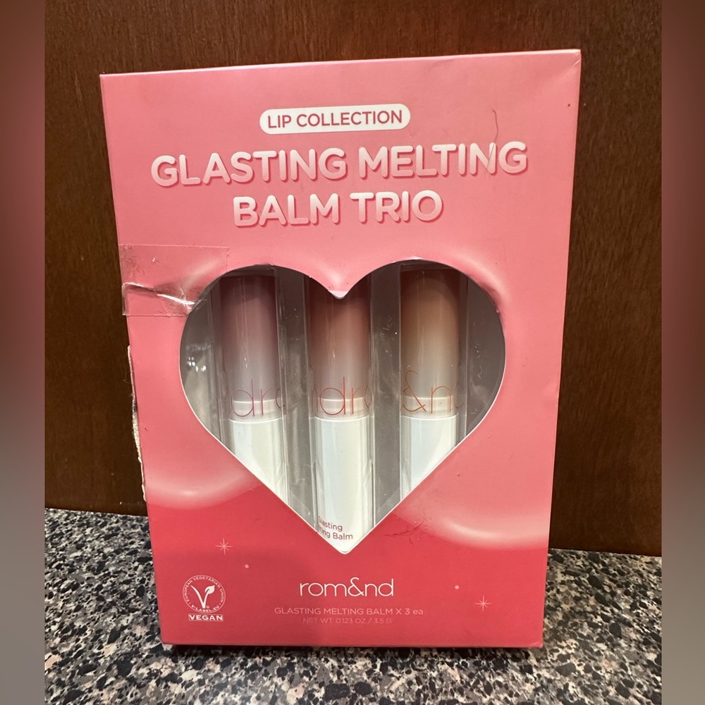 🆕 Rom&nd Glasting Melting Balm Trio ✨new in box, unused✨